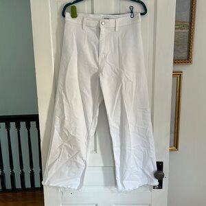 Pistola Penny High Rise Wide leg white jeans
